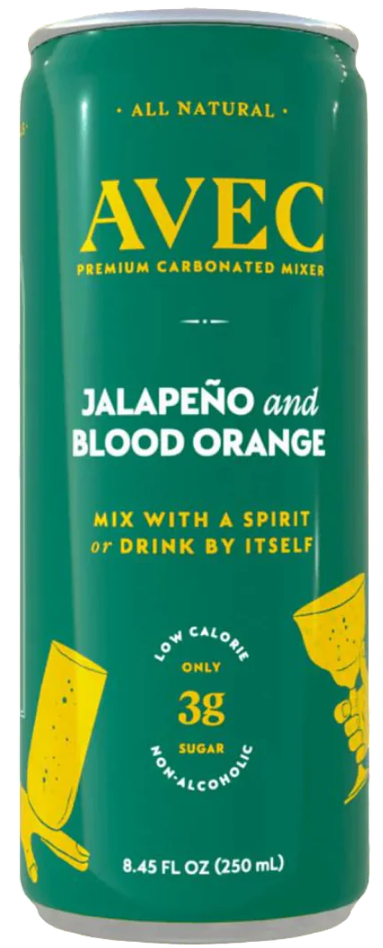 Avec Jalapeno & Blood Orange Non-Alcoholic 237 ml