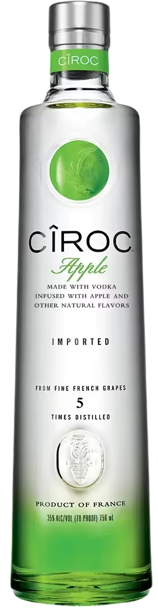 Ciroc Green Apple Vodka 750ml