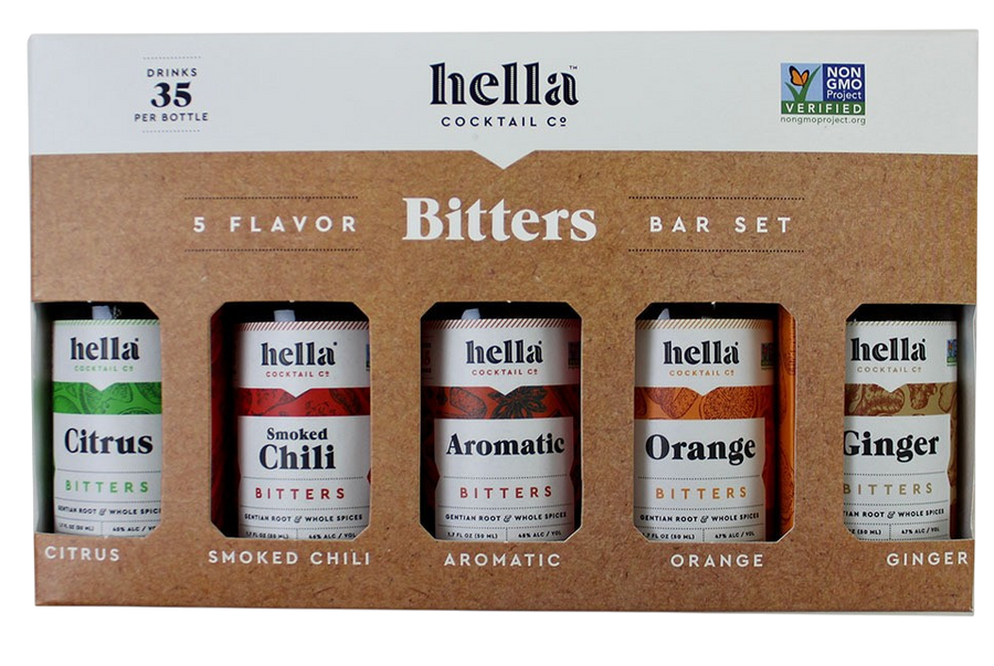 Hella Cocktails Bitters gift pk 50ml