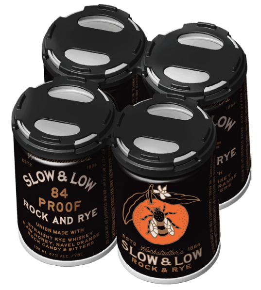 Hochstadters Slow and low Rock & Rye 4 pack 100ml