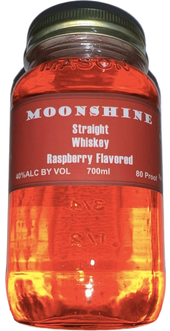Moonshine Straight Whiskey Raspberry 700ml