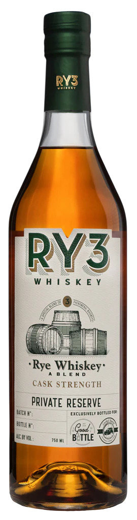 RY3 Rye Whiskey 750 ml