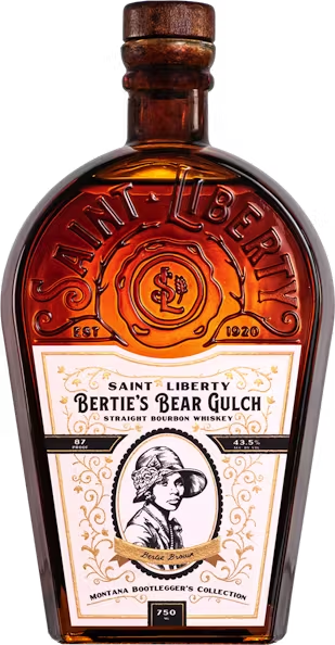 Saint Liberty Berties Bear Gulch Straight Bourbon Mash Bill 4 year 750 ml