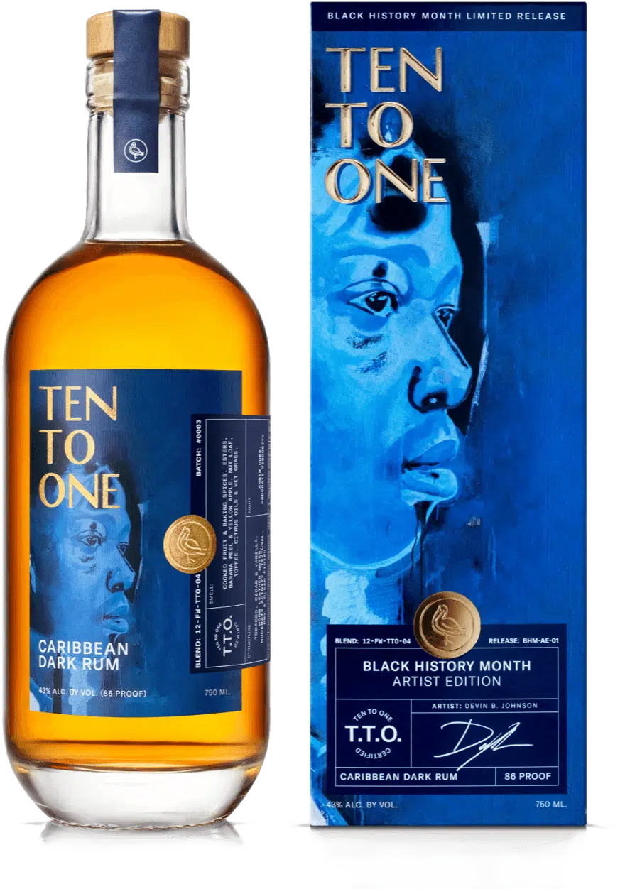 Ten To One Caribbean Dark Rum 750 ml