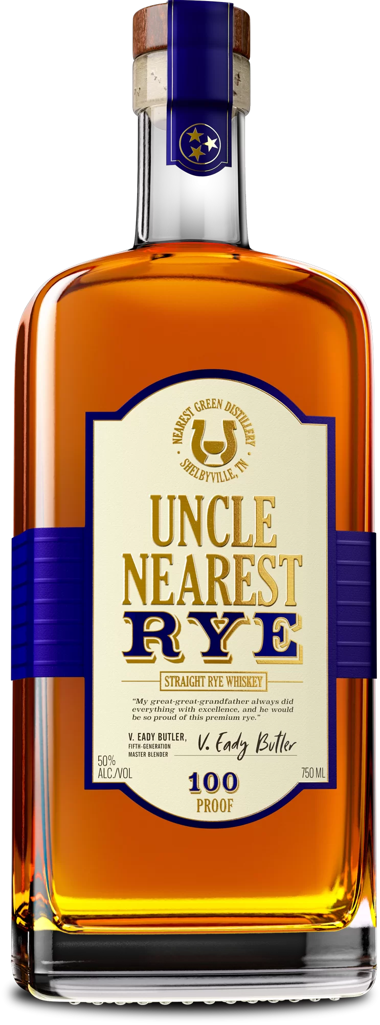 Uncle Nearest Straight Rye Whisky 750ml